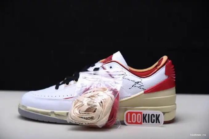 Rep Off-White Low White Jordan Retro DJ4375-106 SP Red 2 0527